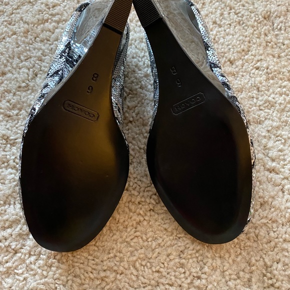 Coach sequin leopard wedge heels - Picture 4 of 4